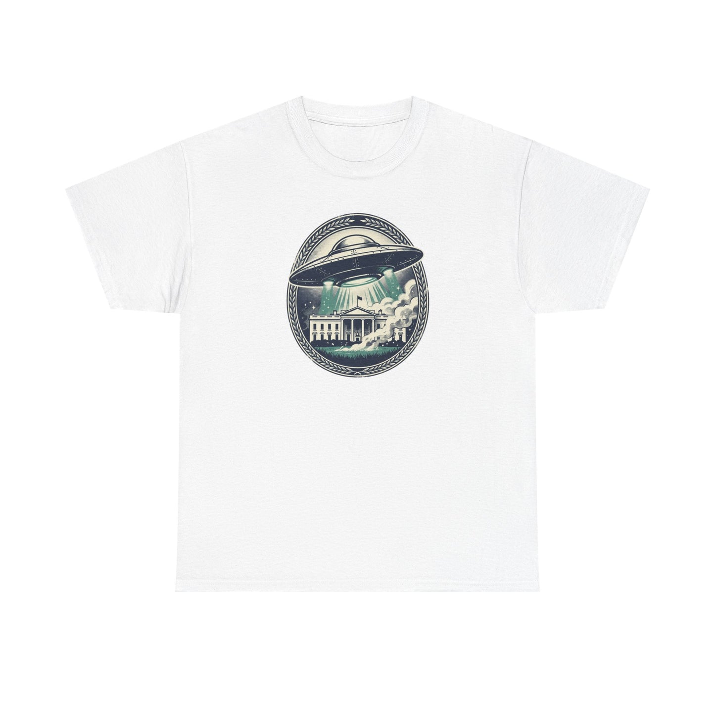 Alien Disclosure T-Shirt — Flying Saucer Over White House
