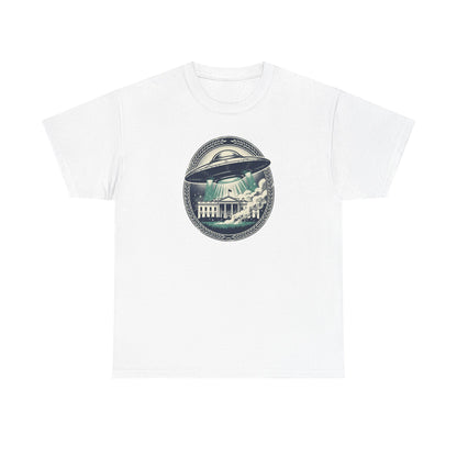 Alien Disclosure T-Shirt — Flying Saucer Over White House