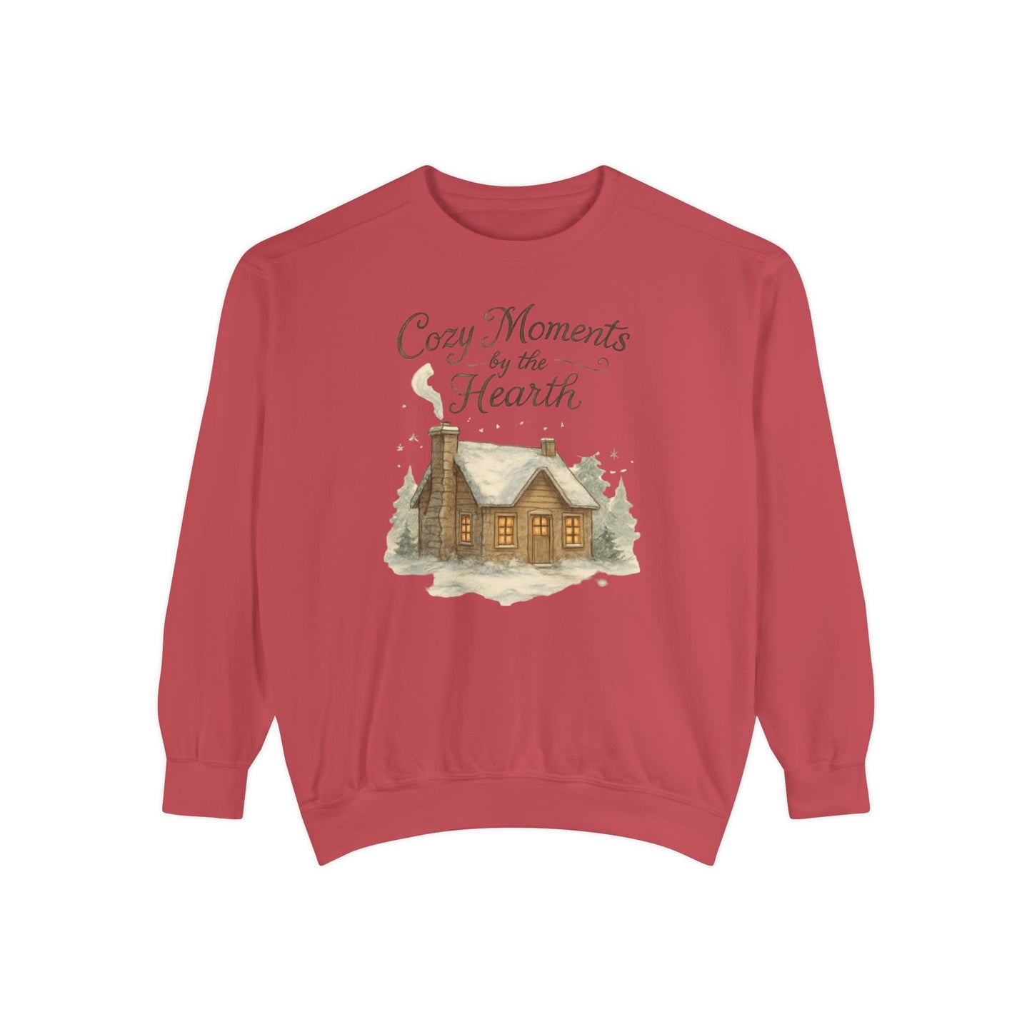 Cozy cabin Unisex Garment-Dyed Sweatshirt