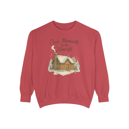 Cozy cabin Unisex Garment-Dyed Sweatshirt