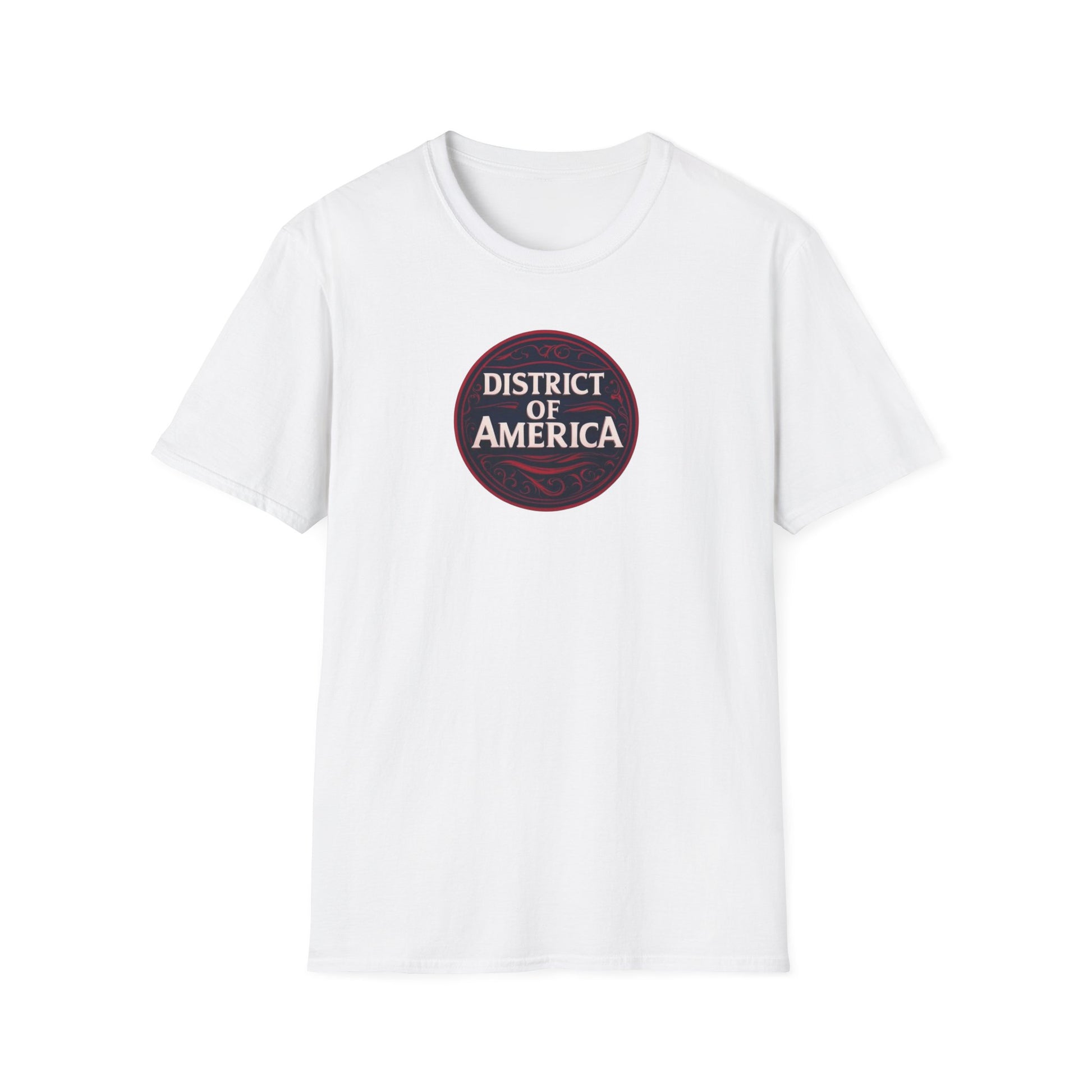 District of America, Washington DA, Unisex Softstyle T-Shirt - Psychonaut Swag