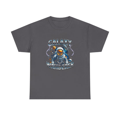 Galaxy Wanderer Tee — "Our Minds Can Travel Far" Graphic T-Shirt