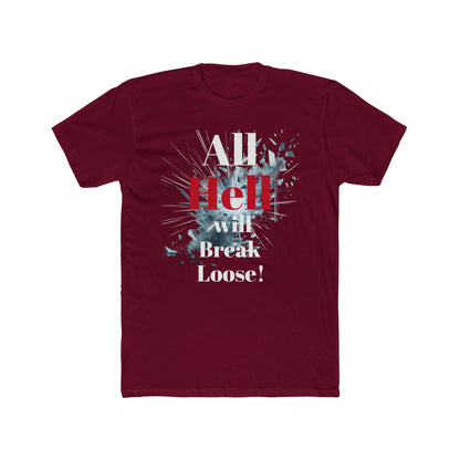 Graphic Tee - Hell Breaking loose Design - Psychonaut Swag