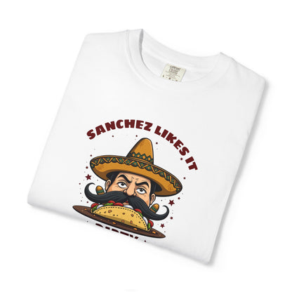 "Dirty Taco" Moustache and Sombrero Taco Graphic Tee