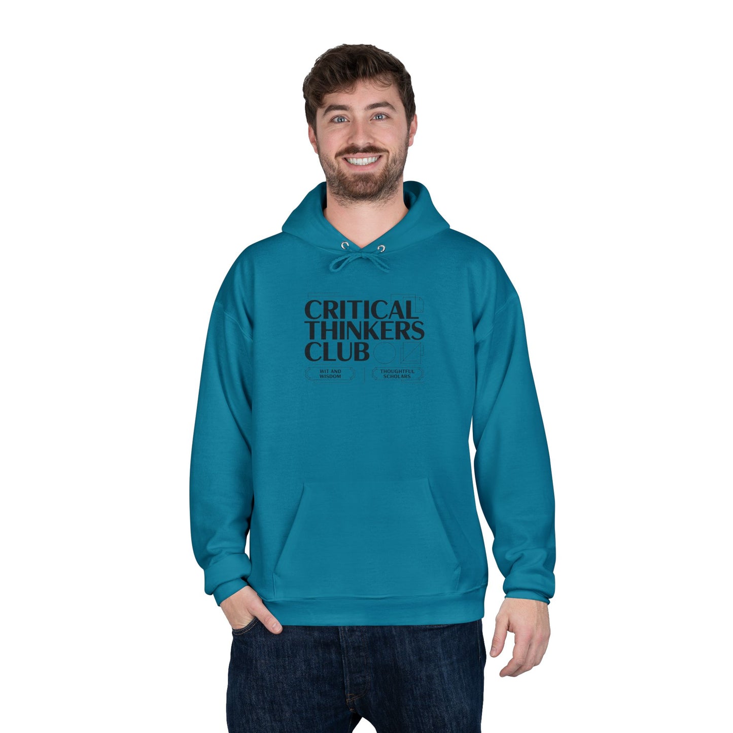 Critical Thinkers Club Hoodie — Graphic Pullover for Students & Intellectuals