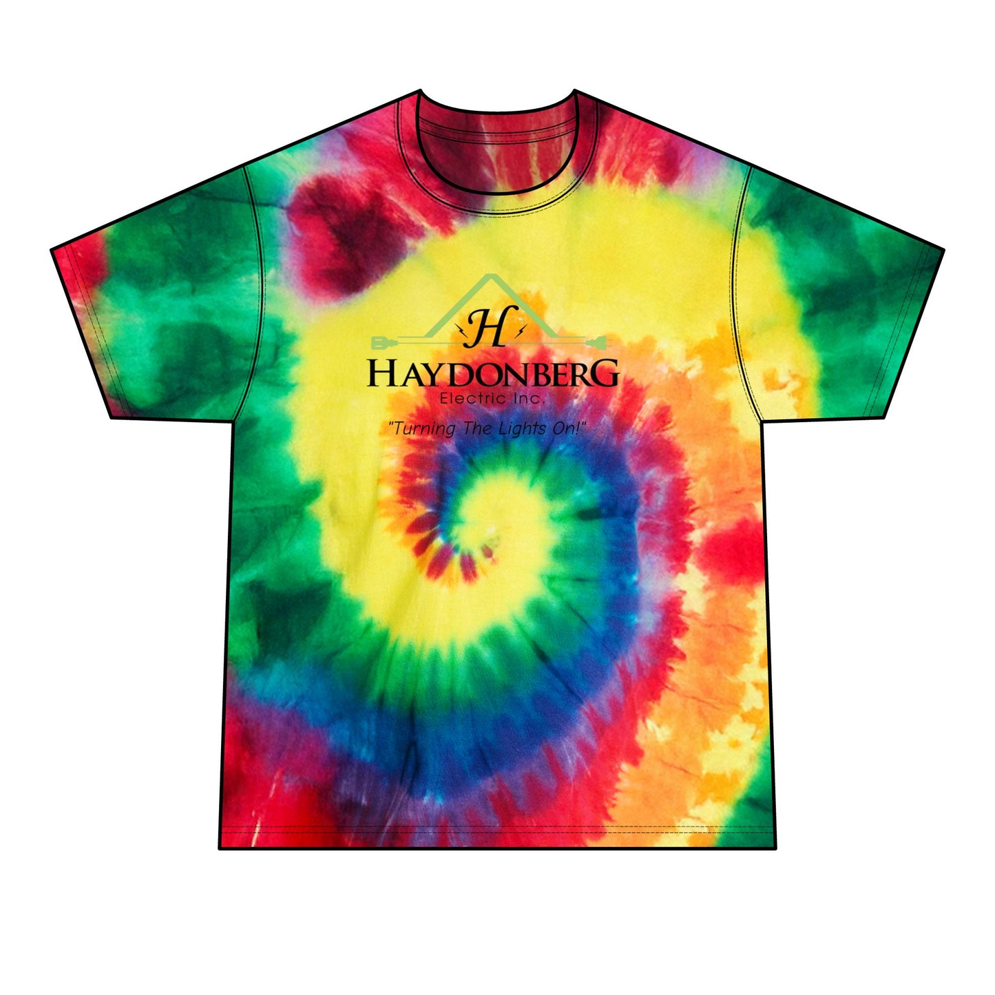 Haydonberg Turning The Lights On, Men's Tie-Dye Tee