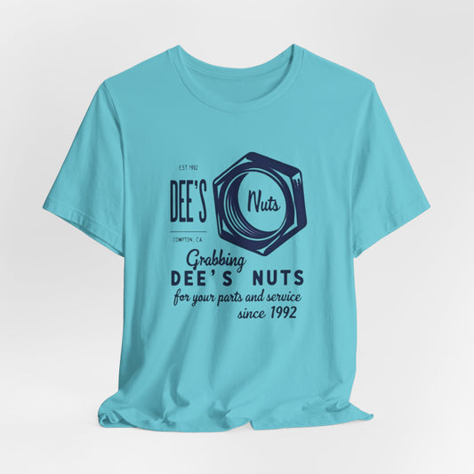 Retro Gas Station Tee — Dee's Nuts Coffee Logo T-Shirt