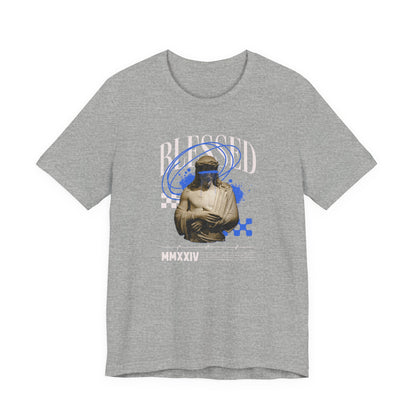 Blessed Statue Graphic Tee — Vintage Aesthetic Rome MMXXIV T-Shirt