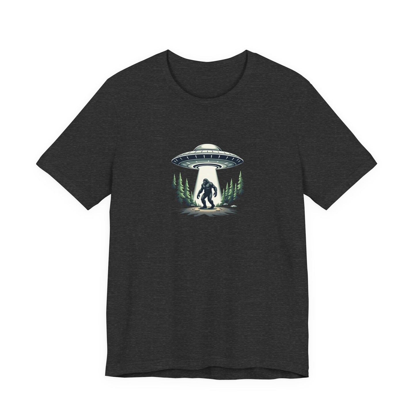 Squatch Sighting T-Shirt – Sasquatch UFO Abduction Graphic Tee