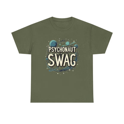 Galactic Vibe, Psychonaut Swag T-Shirt, Unisex Cotton Tee, Spiritual Vibes, Gift for Psychonauts, Casual Everyday Wear, Unique Graphic Tee