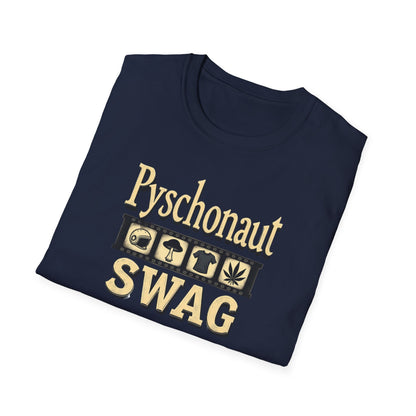 Psychonaut SWAG T-Shirt — Retro Gold Icon Graphic Tee