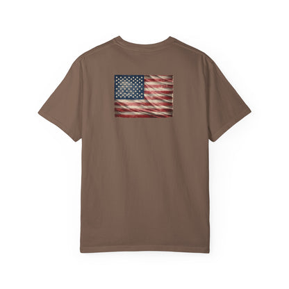 We the People/flag,  Unisex Garment-Dyed T-shirt - Psychonaut Swag