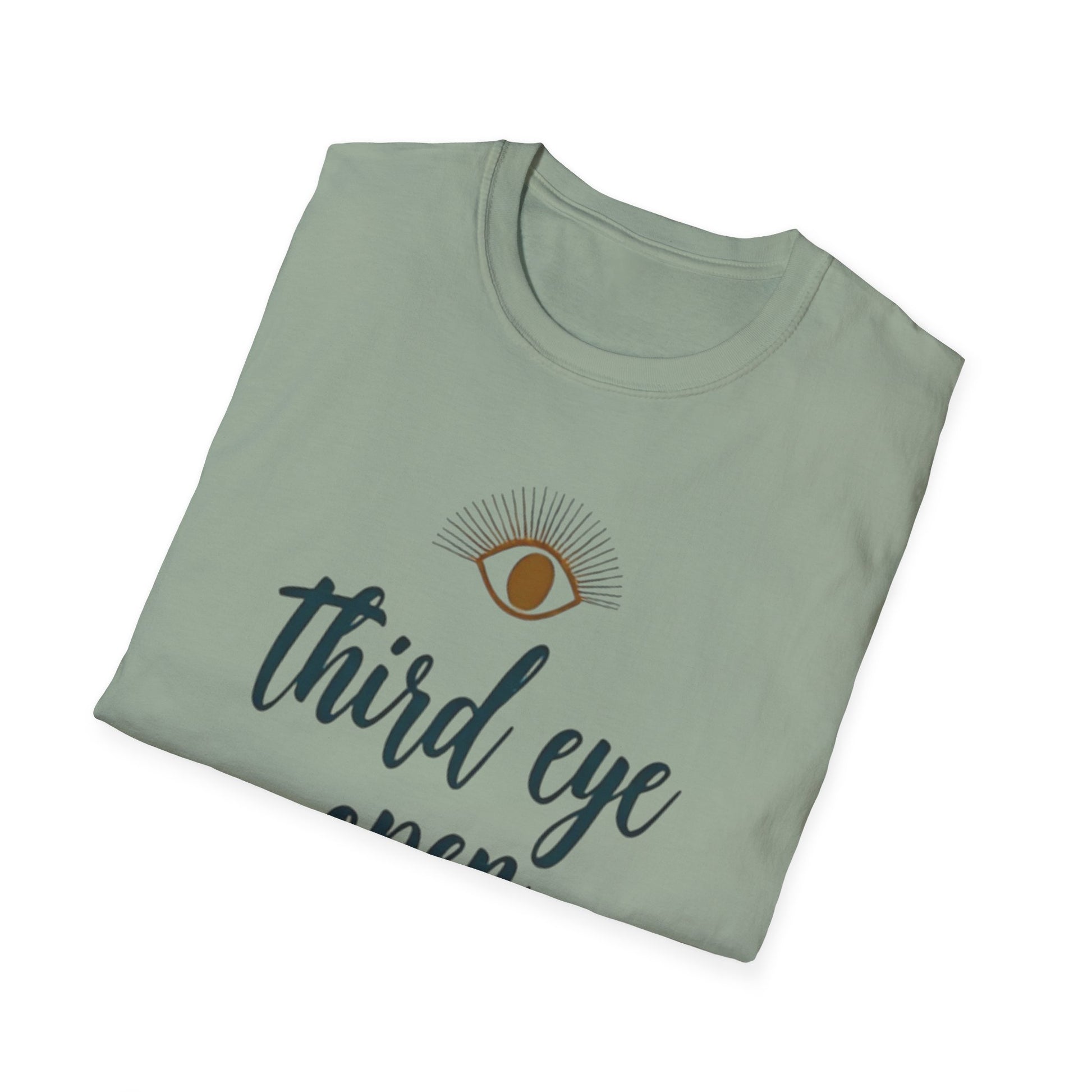Third Eye insight, Open Unisex Softstyle T-Shirt, Spiritual Gift, Graphic Tee, Meditation Apparel, Casual Wear, Yoga Clothing, Unique T-Shirt - Psychonaut Swag