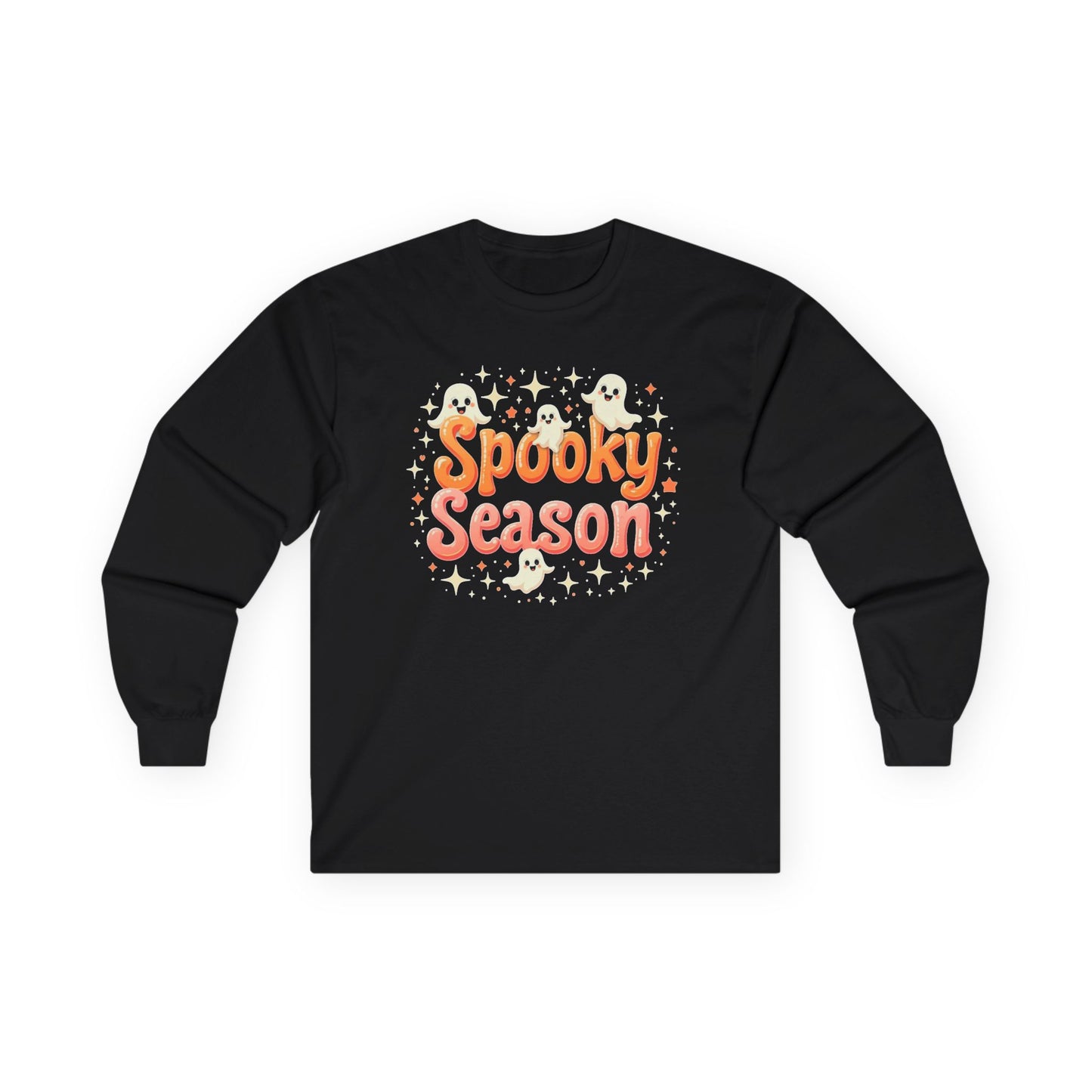 Spooky Season Long Sleeve — Cute Ghosts Halloween Shirt