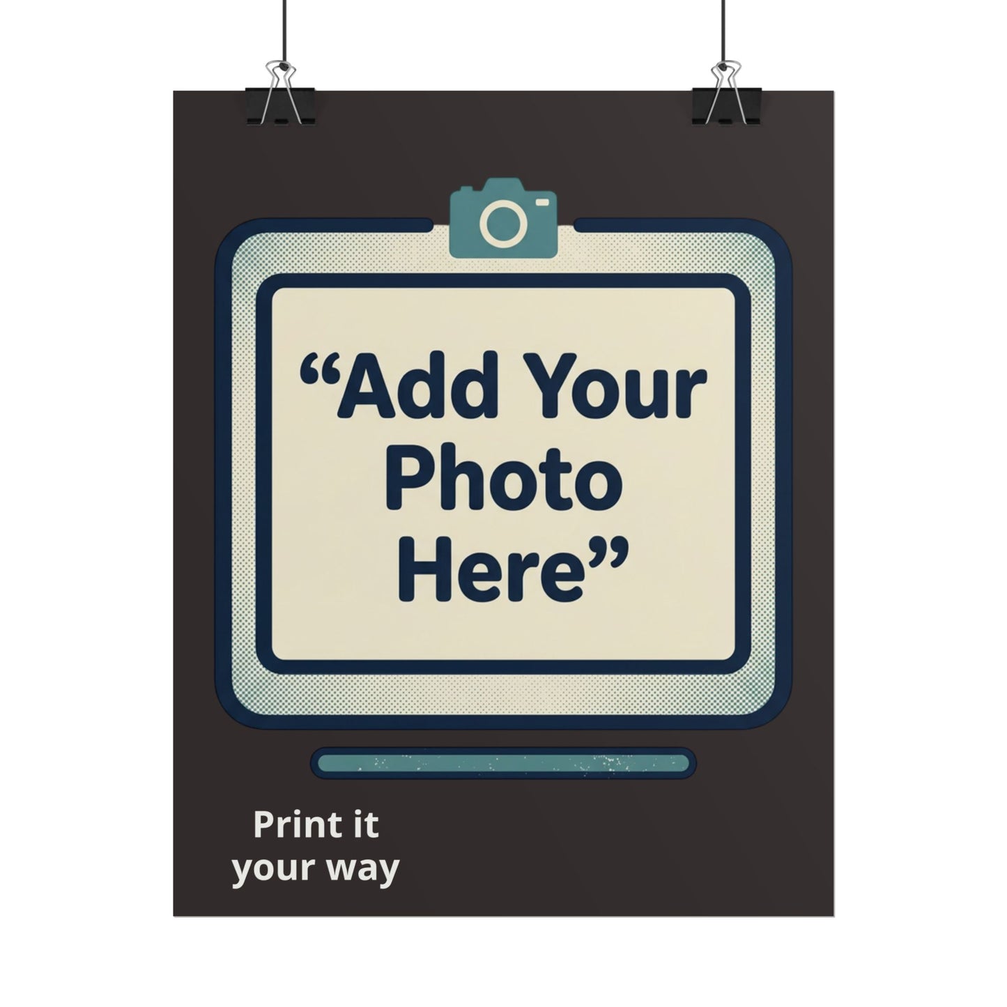 Customizable Movie Poster — Personalized Rolled Prints for Birthdays, Graduations & Man Caves