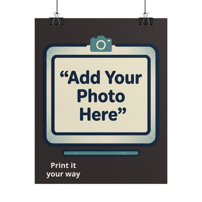 Customizable Movie Poster — Personalized Rolled Prints for Birthdays, Graduations & Man Caves