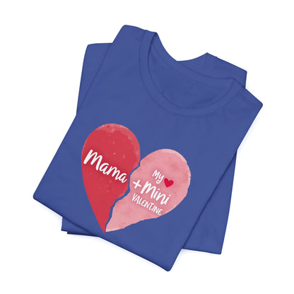 Mama + Mini Valentine T-Shirt — Matching Mother & Child Heart Tee