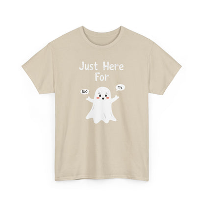Cute Boo, Unisex Heavy Cotton Tee - Perfect for Self-Love, Gift, Casual Wear, Birthdays, or Relaxation