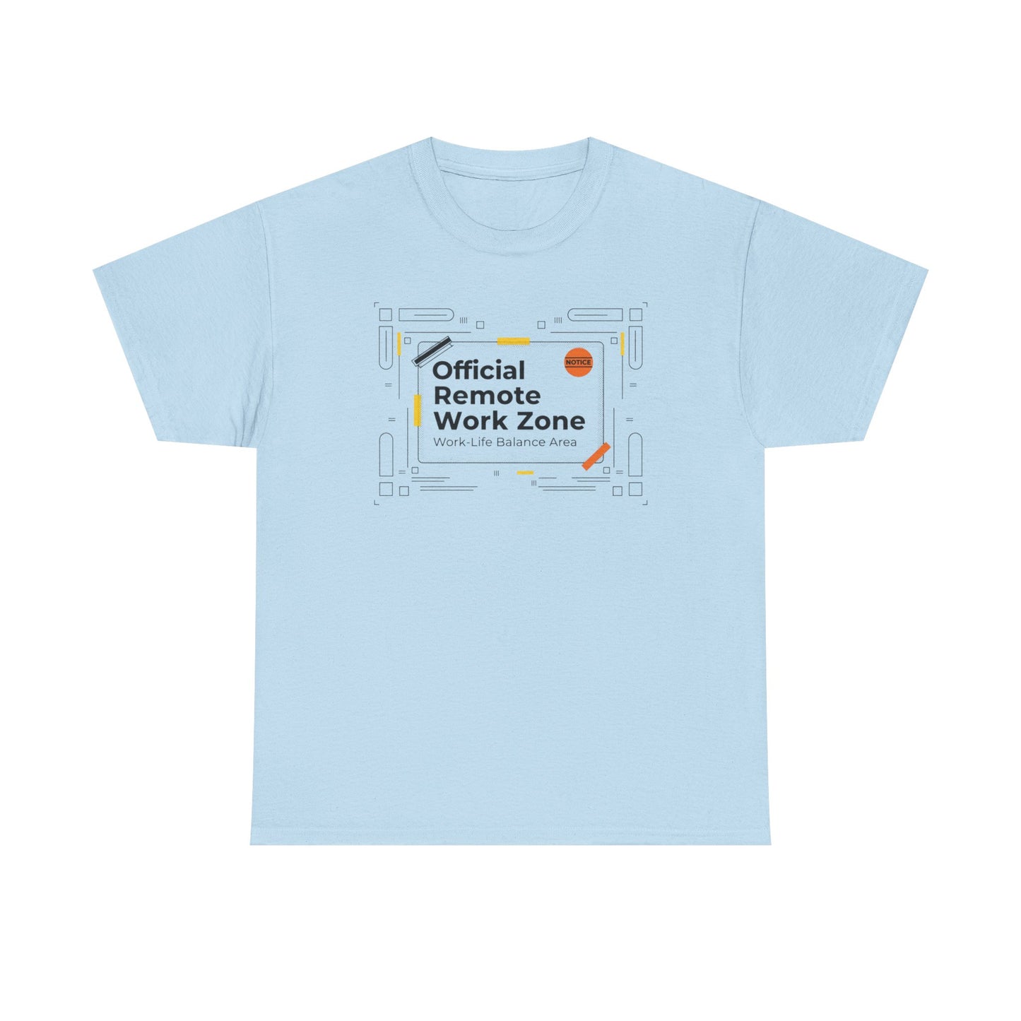 Remote Worker tee, Unisex Heavy Cotton Tee