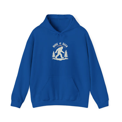 Bigfoot Hide n seek champ Hoodie — 'Hope You Like' Sasquatch Camping Sweatshirt
