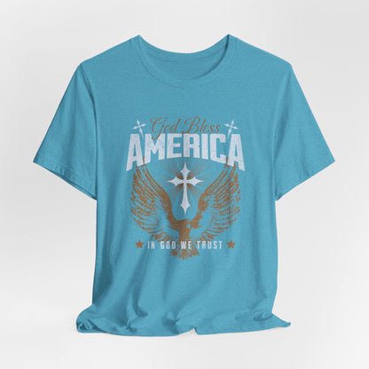 God Bless America Eagle T-Shirt — Patriotic Fourth of July Tee