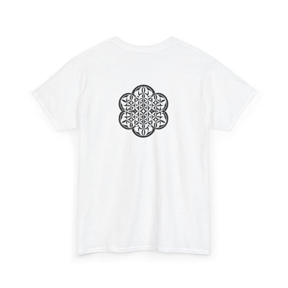 Psychonaut Staple, Flower of life, Unisex Heavy Cotton Tee - Psychonaut Swag