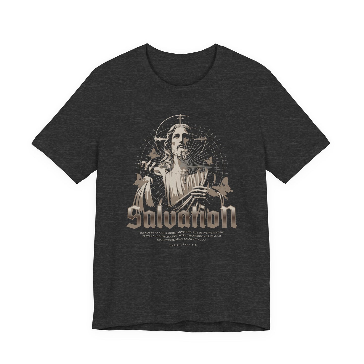 Salvation Graphic Tee — Vintage Jesus Religious T-Shirt