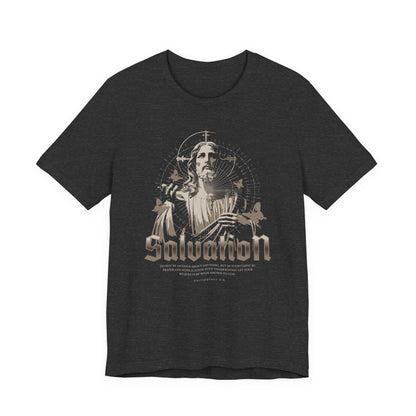 Salvation Graphic Tee — Vintage Jesus Religious T-Shirt
