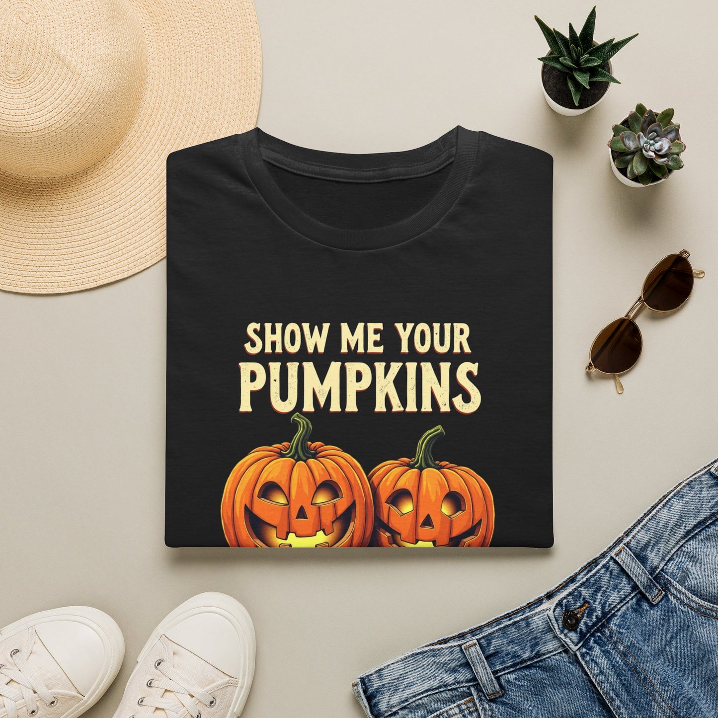 Show Me Your Pumpkins Halloween T-Shirt