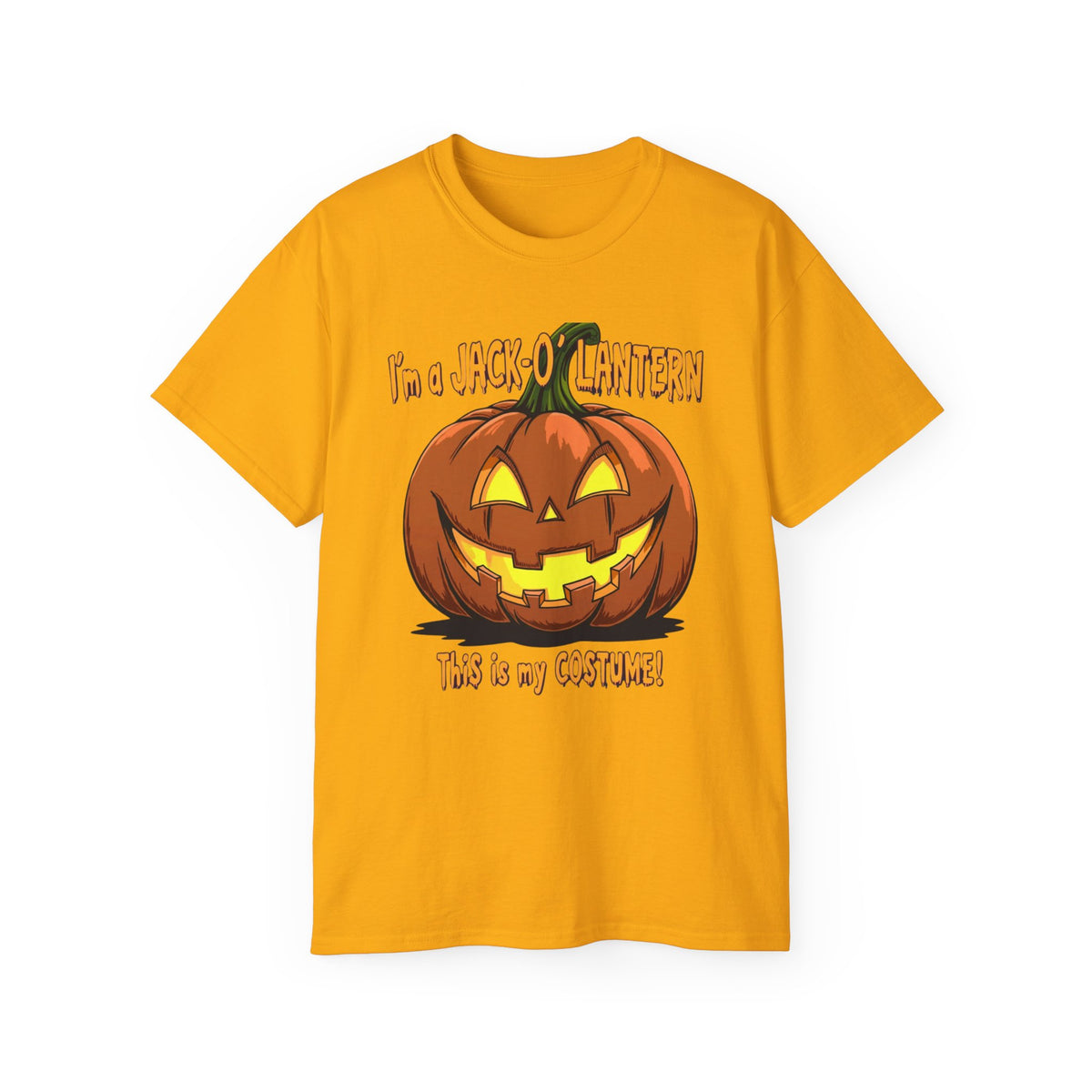 Halloween Jack-O'-Lantern Unisex Tee, Funny Costume Shirt, Spooky Festive Apparel, Halloween Party Gift, October Celebration Outfit