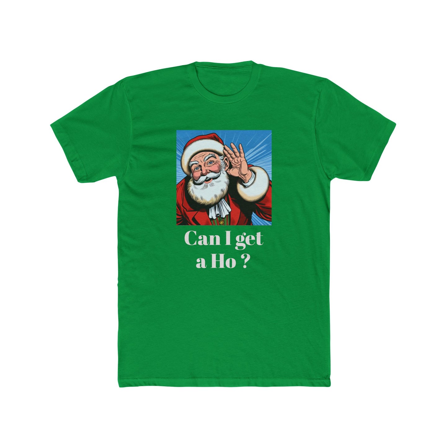 Santa Listening to his fans, Christmas T-Shirt — Funny Holiday Sweater Tee