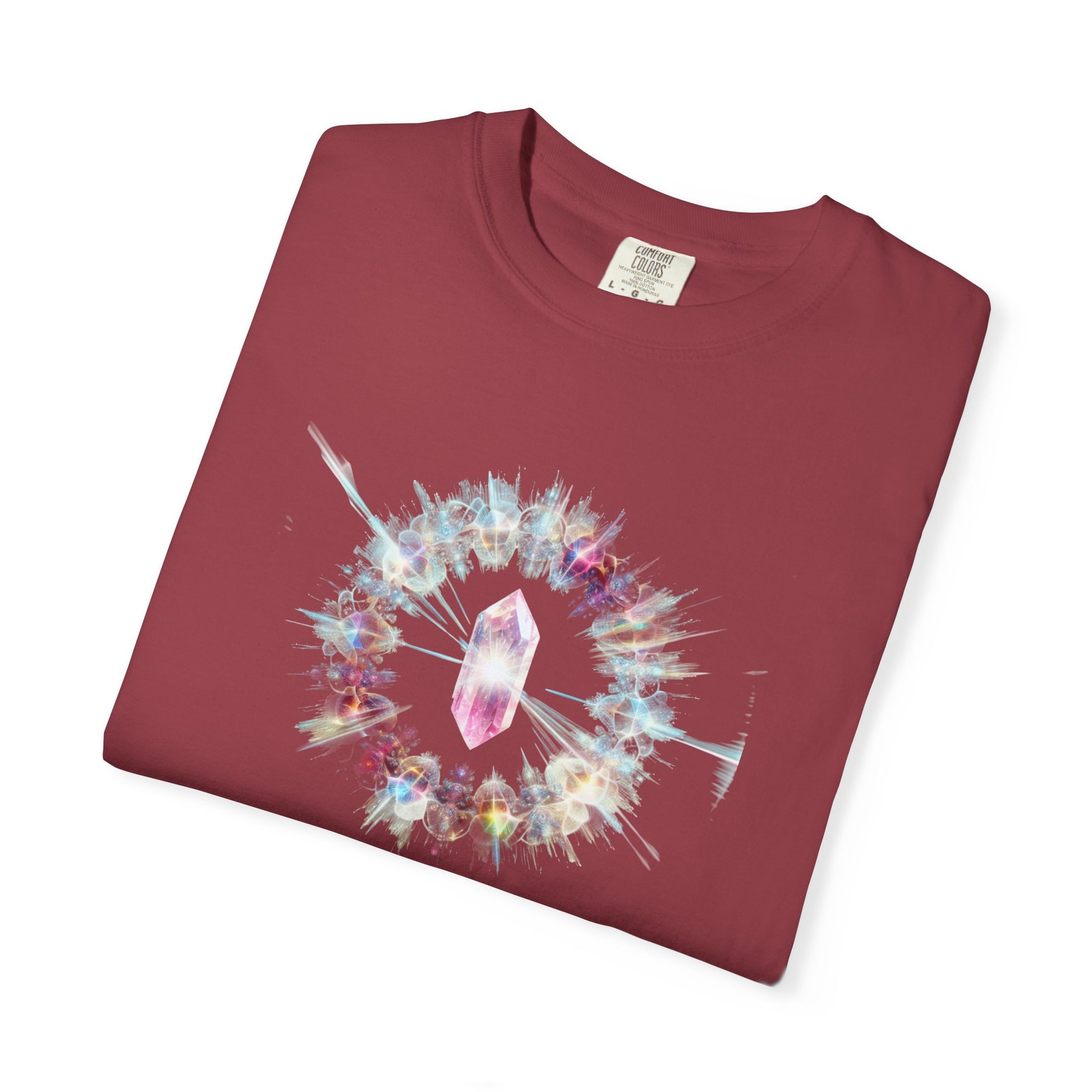 Crystal Energy Unisex T-shirt - Healing Magic Design - Psychonaut Swag