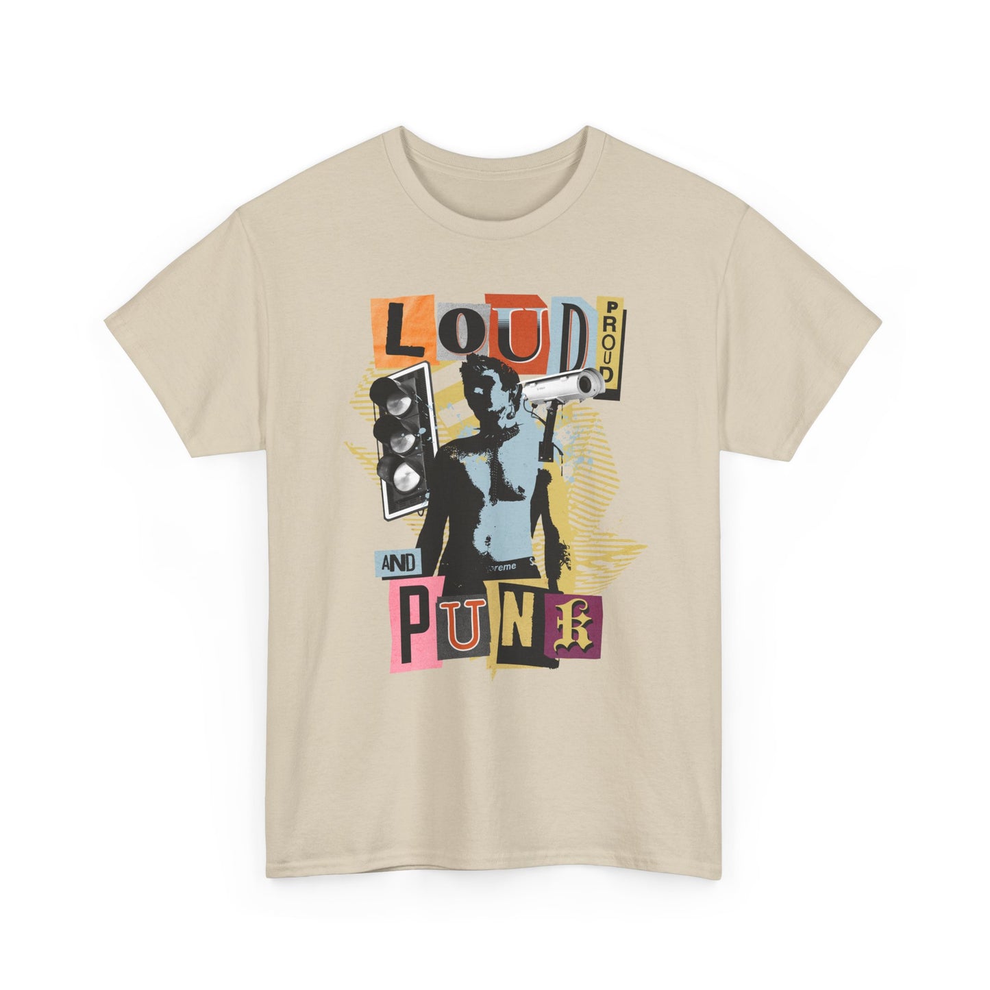 Punk Rock 'Loud' Graphic Tee — Vintage Concert Band Shirt