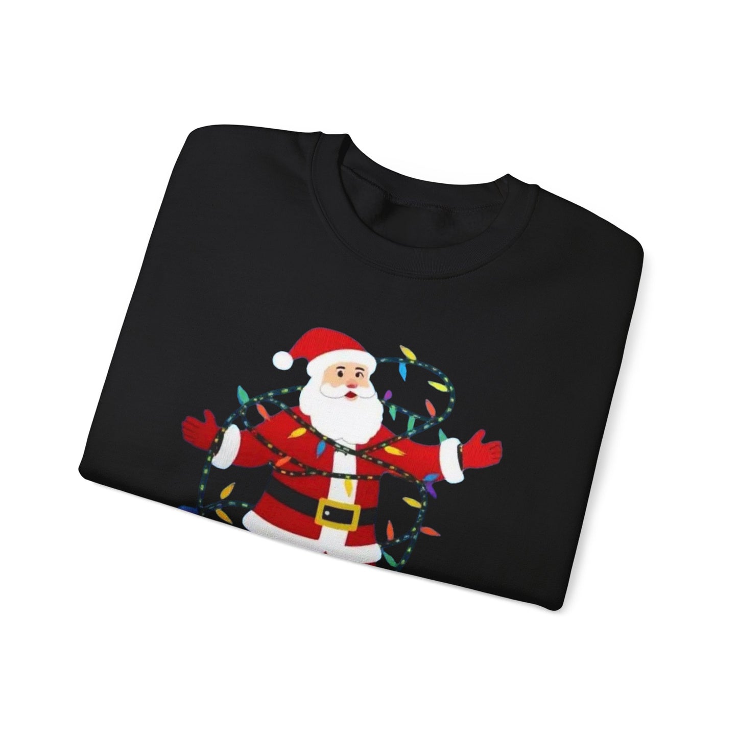 Christmas Santa Lights Crewneck Sweatshirt