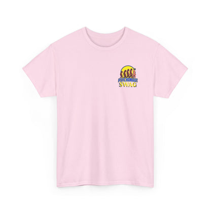 Colorful Retro Style Unisex Heavy Cotton Tee, Graphic Tee, Casual Wear, Gift Idea, Summer Fashion, Festival Outfit - Psychonaut Swag