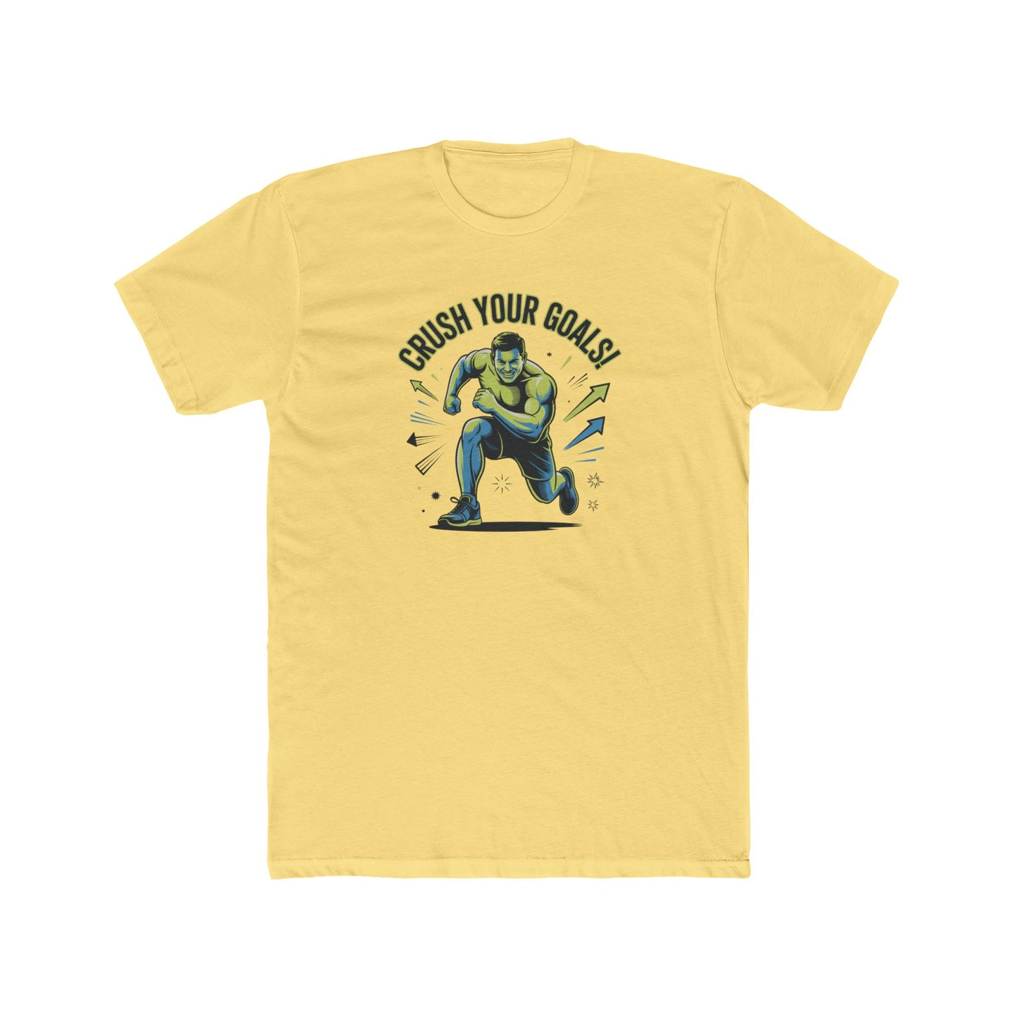 Crush Your Goals T-Shirt — Motivational Fitness Tee for Gym & Workout