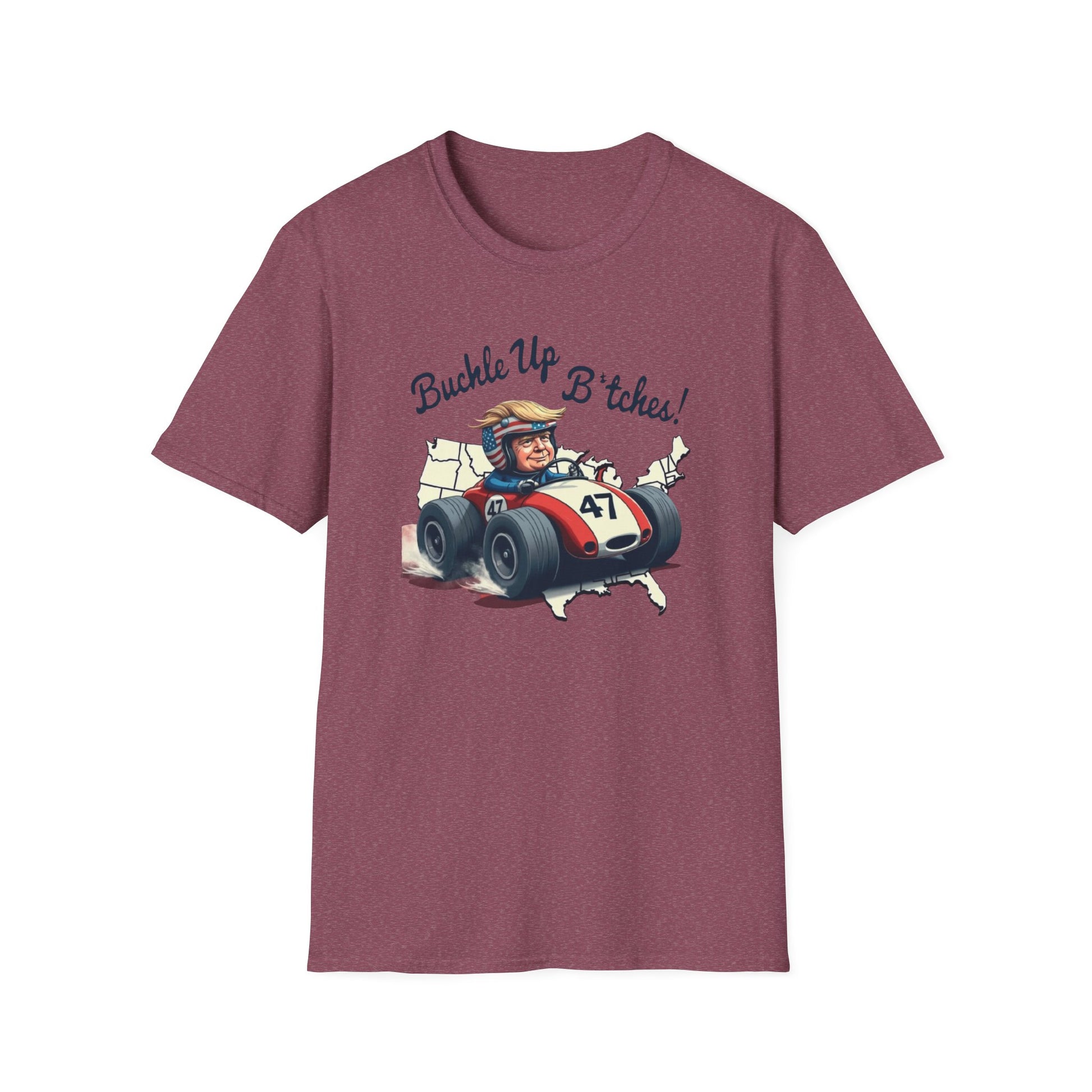 Buckle Up B*tches Unisex T-Shirt, Funny Graphic Tee, Racing Enthusiast Gift, Casual Wear, Birthday Apparel - Psychonaut Swag