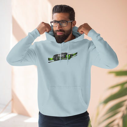 Mechanic Big H, Three-Panel Fleece Hoodie