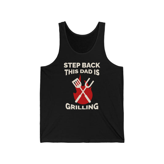 Tank Top - Dad's Best Way to Show Them Guns Grill Out in the Sun - Psychonaut Swag