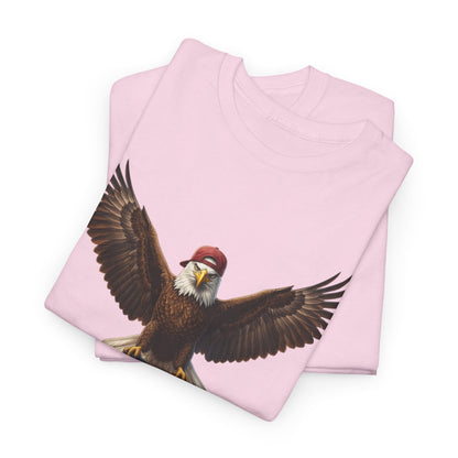 America F Yeah Eagle Tee — Patriotic Flag Graphic Shirt