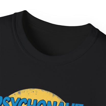 Psychonaut Evolution of Man Sunset, Unisex Tee, Retro Graphic T-Shirt, Music Festival Attire, Gift for Gamers, Casual Streetwear
