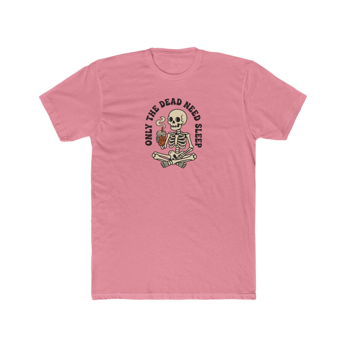 Skull Meditation Tee - "Only The Dead Need Sleep" Graphic T-Shirt