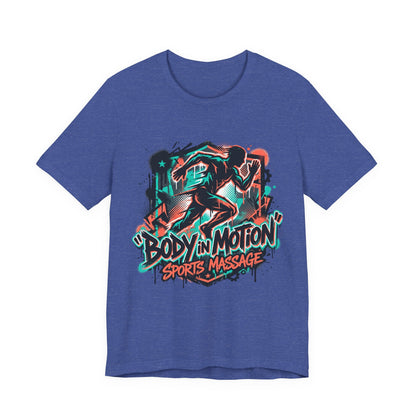 Sports Massage T-Shirt — Athletic Runner Graphic Tee