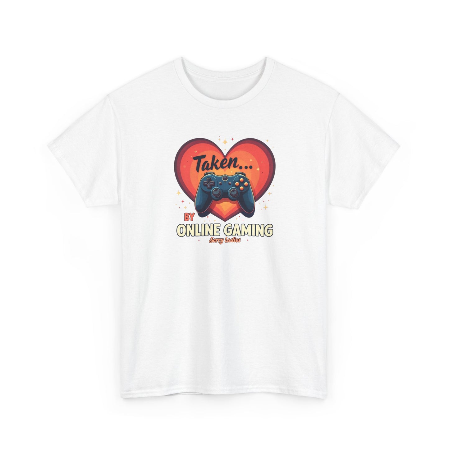 Taken by Online Gaming T-Shirt — Gamer Love Heart Controller Tee