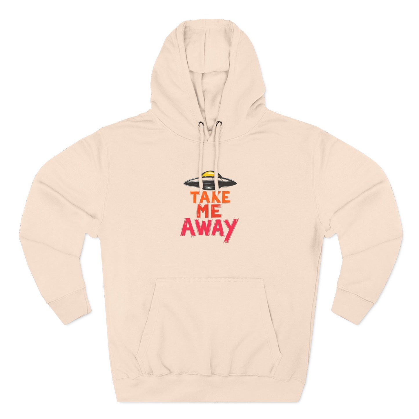 Take Me Away Hoodie — UFO Alien Abduction Graphic Pullover