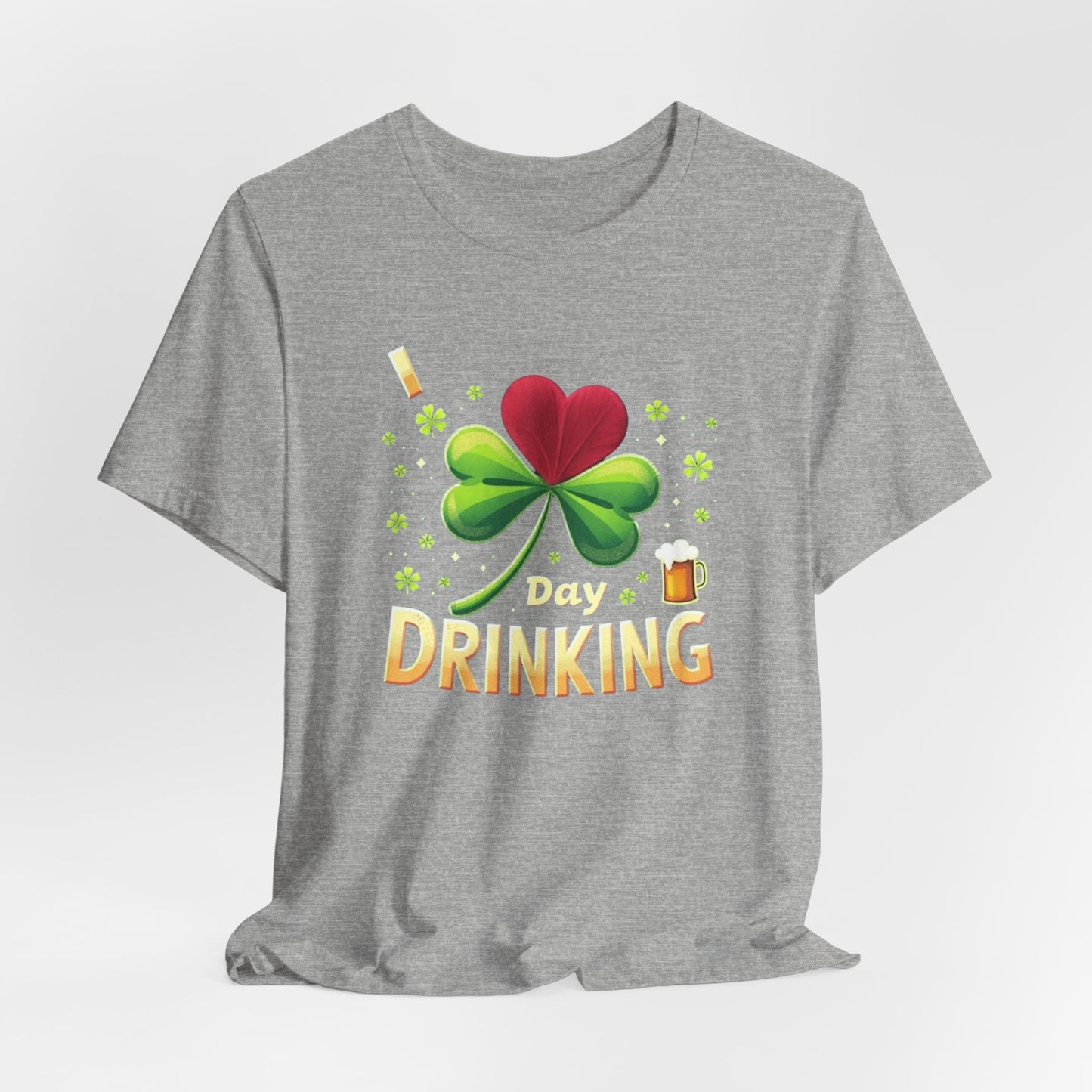 Shamrock heart, Unisex Jersey Short Sleeve Tee