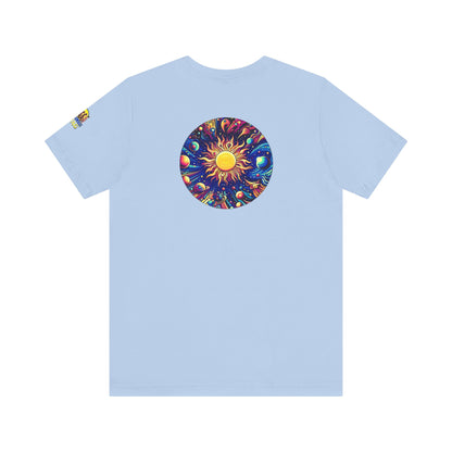 Psychonaut Staple solar system, Unisex Jersey Short Sleeve Tee