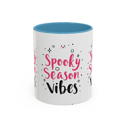 Spooky Season Vibes Accent Coffee Mug (Halloween 11/15oz)