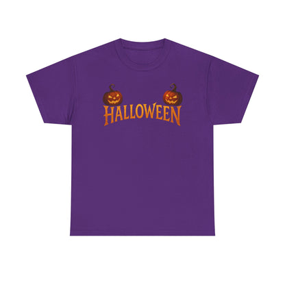 Halloween Pumpkin Graphic Tee, Unisex Cotton T-Shirt, Fall Fashion, Halloween Costume, Trick or Treat Shirt