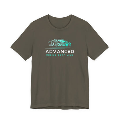 Advanced Mobile Detailing, Super soft style, Unisex Tee, Car Enthusiast Shirt, Automotive Gift, Stylish Car Wash Tee, Perfect for Mechanics, Birthday or Holiday Gift